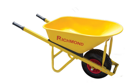 Richmond Steel Tray Wheelbarrow Wide Pneumatic Plastic Wheel WBR202