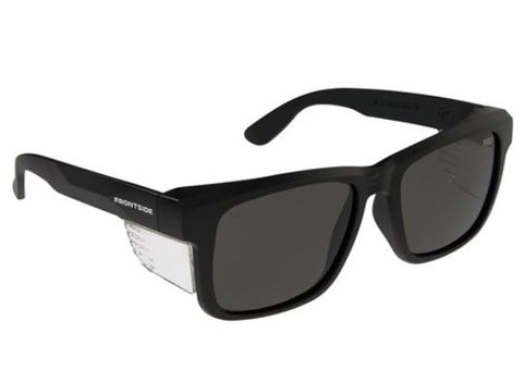Paramount Safety Glasses Frontside Smoke Lens With Black Frame 6502BK