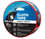 Bear General Purpose Cloth Tape 5 0mm X 15m Red 6662333660606