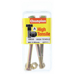 Champion Fully Threaded Set Screws and Nuts 6 x 80mm- BM35