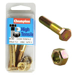 Champion Bolt and Nuts 2-1/2” x 3/8 BC42