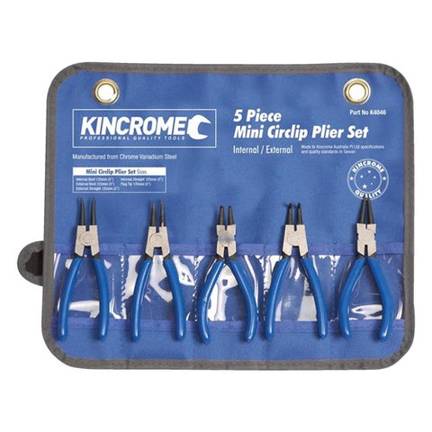 Kincrome Mini Circlip Plier Set 5 Pce K4046