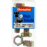 Champion Fully Threaded Set Screws and Nuts 2” x 1/2 BC70