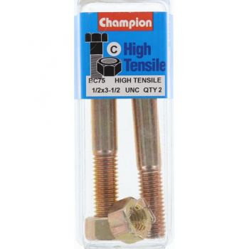 Champion Bolt and Nuts 3-1/2” x 1/2 BC75