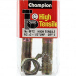 Champion Bolt and Nuts 2-1/2” x 1/2  BF72