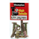 Champion Fully Threaded Set Screws and Nuts 1-1/4 x ¼ BF7