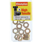 Champion Metric Hex Nuts 8 x .1.25 mm- BM161