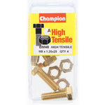 Champion Fully Threaded Set Screws and Nuts 8 x 25mm- BM48