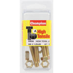 Champion Fully Threaded Set Screws and Nuts 8 x 50mm- BM58