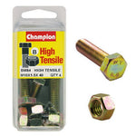 Champion Fully Threaded Set Screws and Nuts 10 x 40 mm- BM84