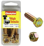 Champion Fully Threaded Set Screws and Nuts 10 x 50 mm- BM88