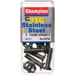 Champion Machine Screws and Nuts CSK 1/4“ x 1 “ 316/A4 CSP84