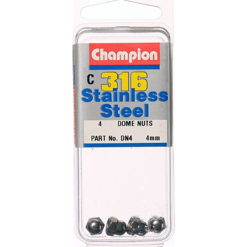Champion Dome Nuts 4mm -DN4