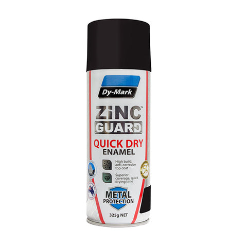 Dy Mark  Zinc Guard  Dry Enamel FLAT BLACK 325 g  230932101 Pick Up In Store