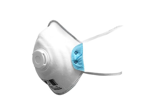 Beaver Frontier Disposable P2 Moulded Respirator with Valve Box 10 FRP2MCV