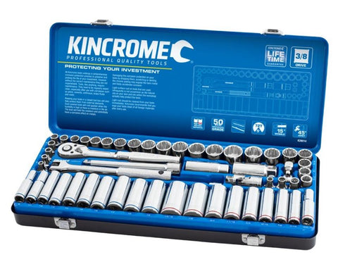 Kincrome Socket Set 57 Piece 3/8" Drive - Metric & Imperial K28014