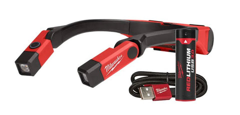Milwaukee Redlithium USB Rechargeable Neck Light Kit L4NL400301