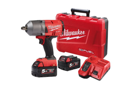 Milwaukee M18 FUEL 1/2" HIGH TORQUE IMPACT WRENCH WITH FRICTION RING KIT M18FHIWF12-502C