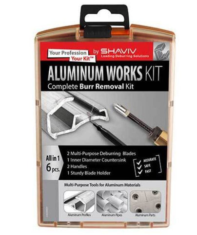 Shaviv Aluminum Works Kit Deburring Tool Pack of 6