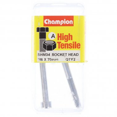 Champion Blister Screw Socket Head Metric 6 x 70-SHM34