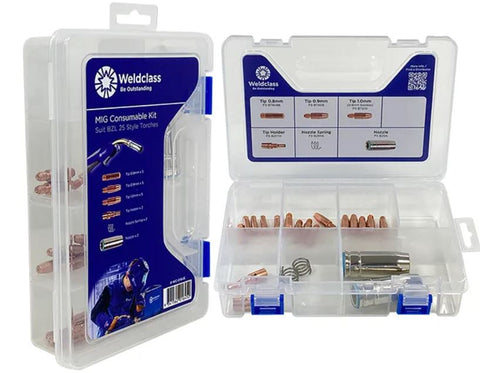 Weldclass Mig Spare Parts Kit includes Storage Box BZL 25 WC-01645